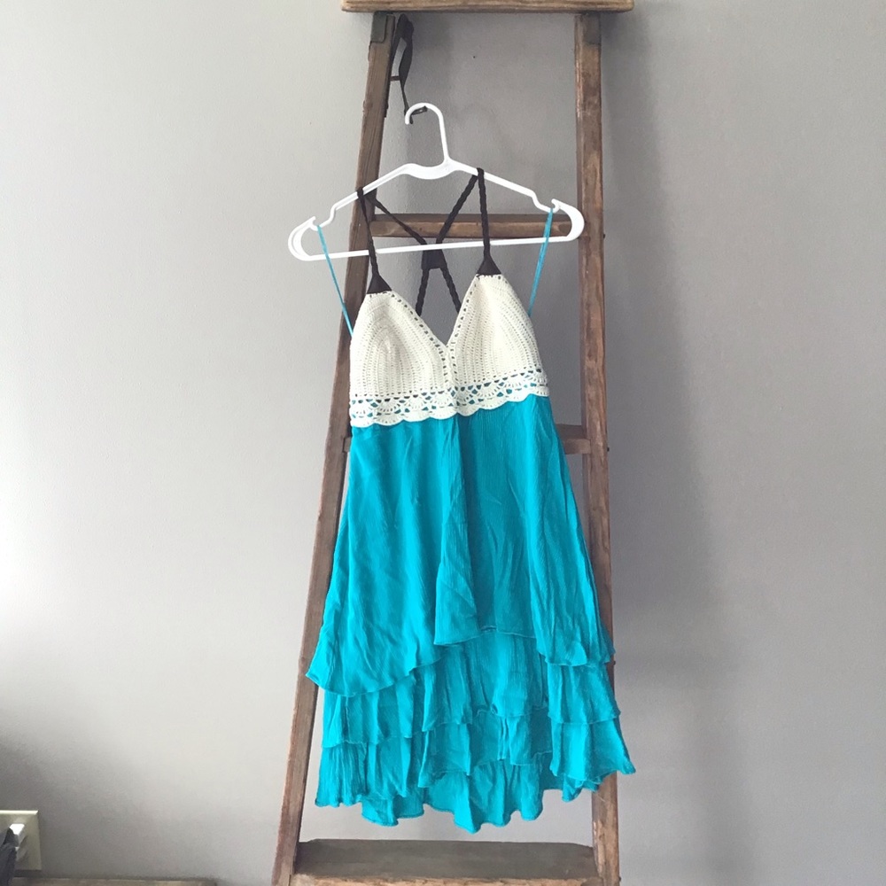 SHYANNE teal sundress